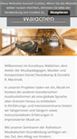 Mobile Screenshot of kunsthaus-waeldchen.de